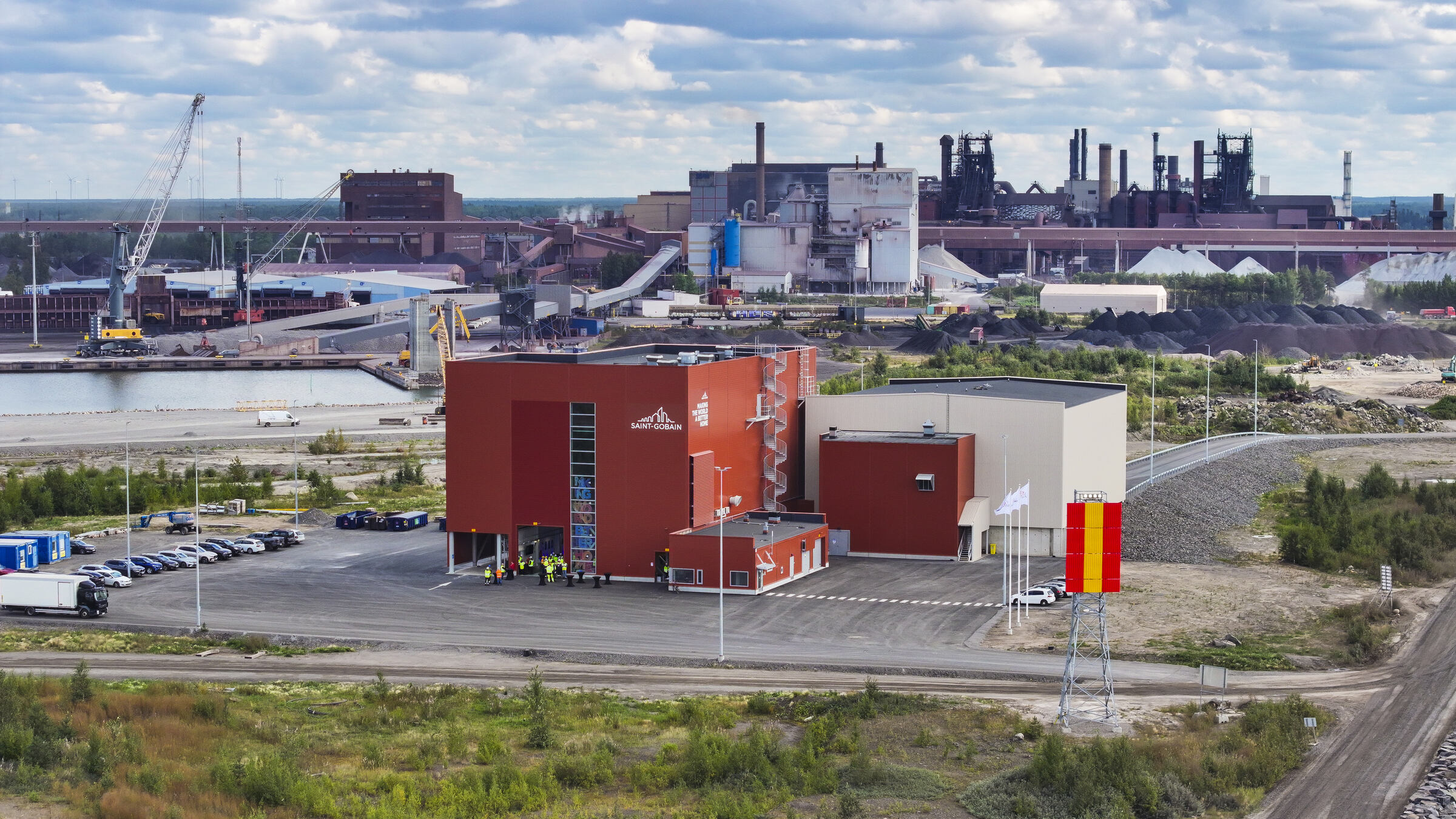 Saint-Gobainin Raahen kuonanjalostustehdas