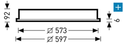 Dimensions for ArimoS CDP luminairs Dimensions for ArimoS CDP luminairs