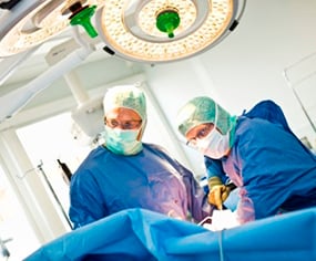 Sound absorbers for operating theatres