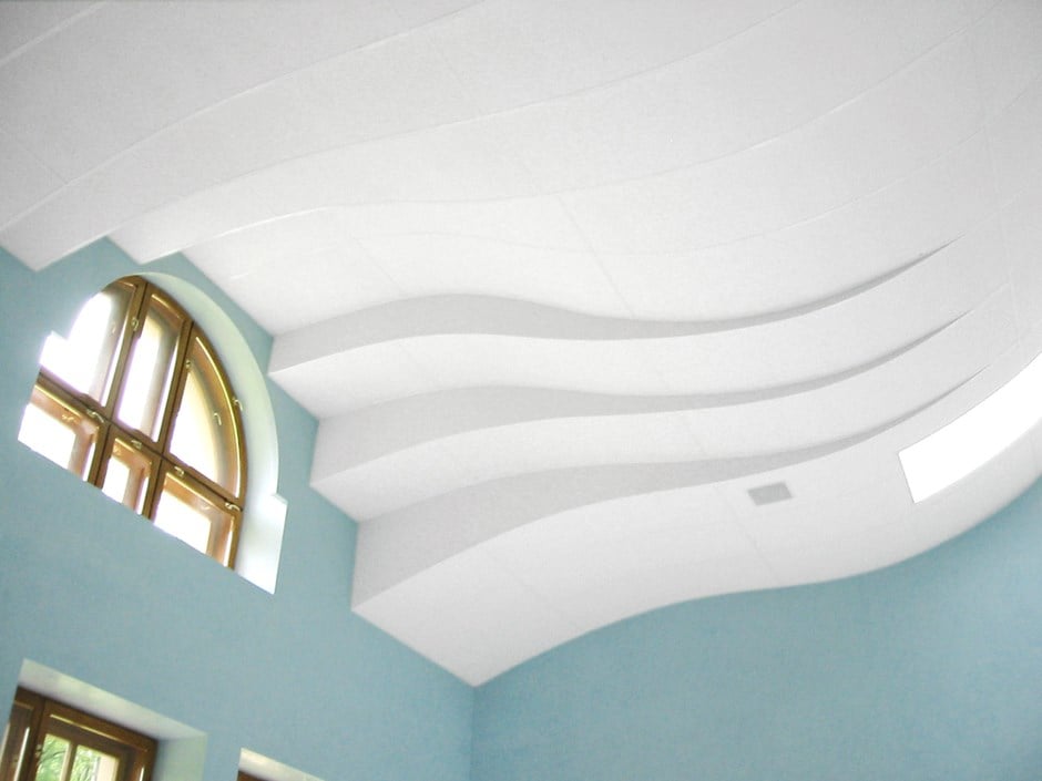 Ecophon Focus™ Flexiform A | techo acústico suspendido