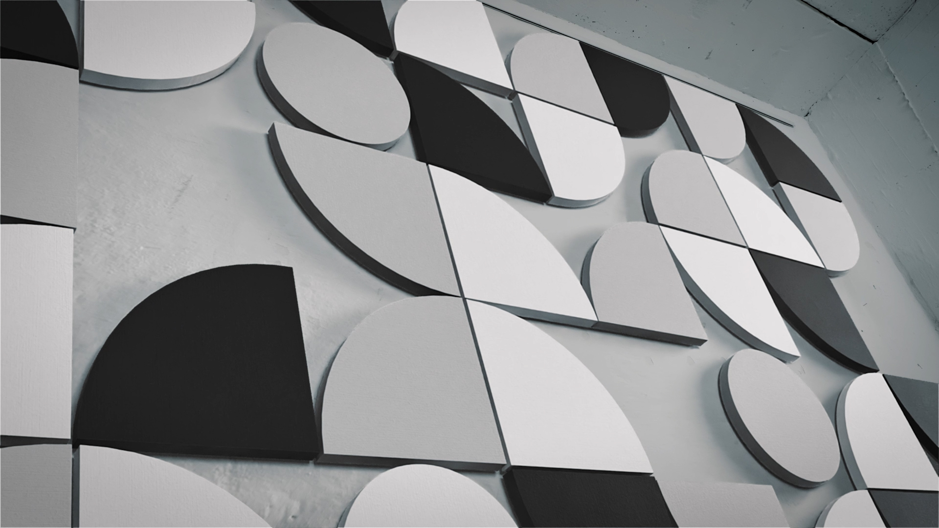 Erineva kuju ja värviga akustilised seinapaneelid