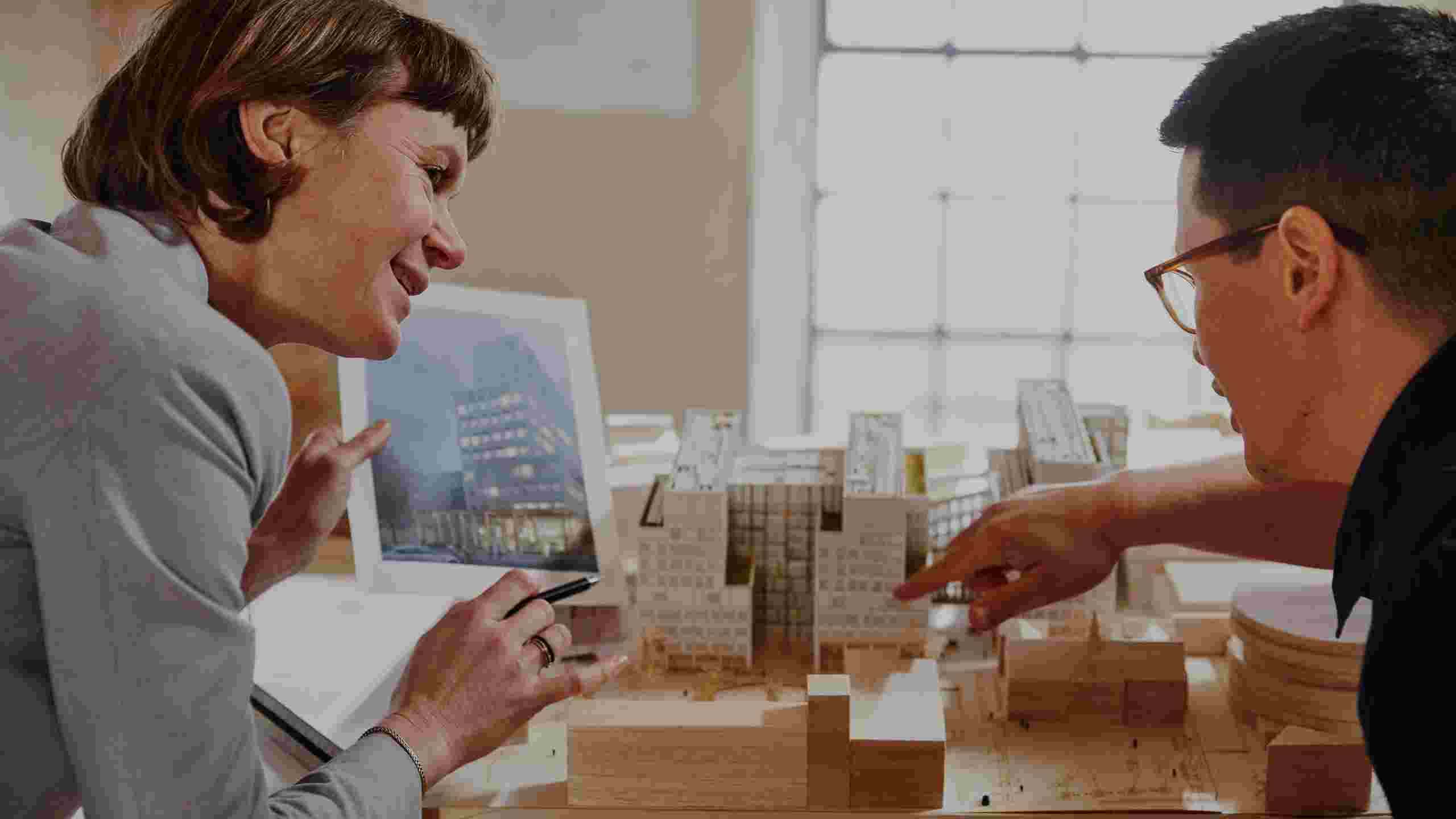 Architects discussing